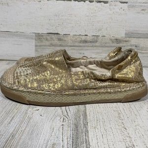 Sperry Top-Sider Python and Gold Laurel Reef Espadrille Women's Size 8.5 Beach
